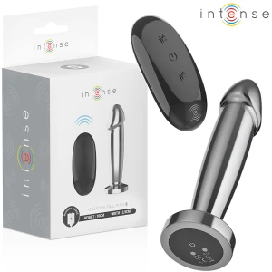 INTENSE - PLUG ANAL 10 VIBRATIONS GODE MÃTALLIQUE AVEC TÃLÃCOMMANDE S